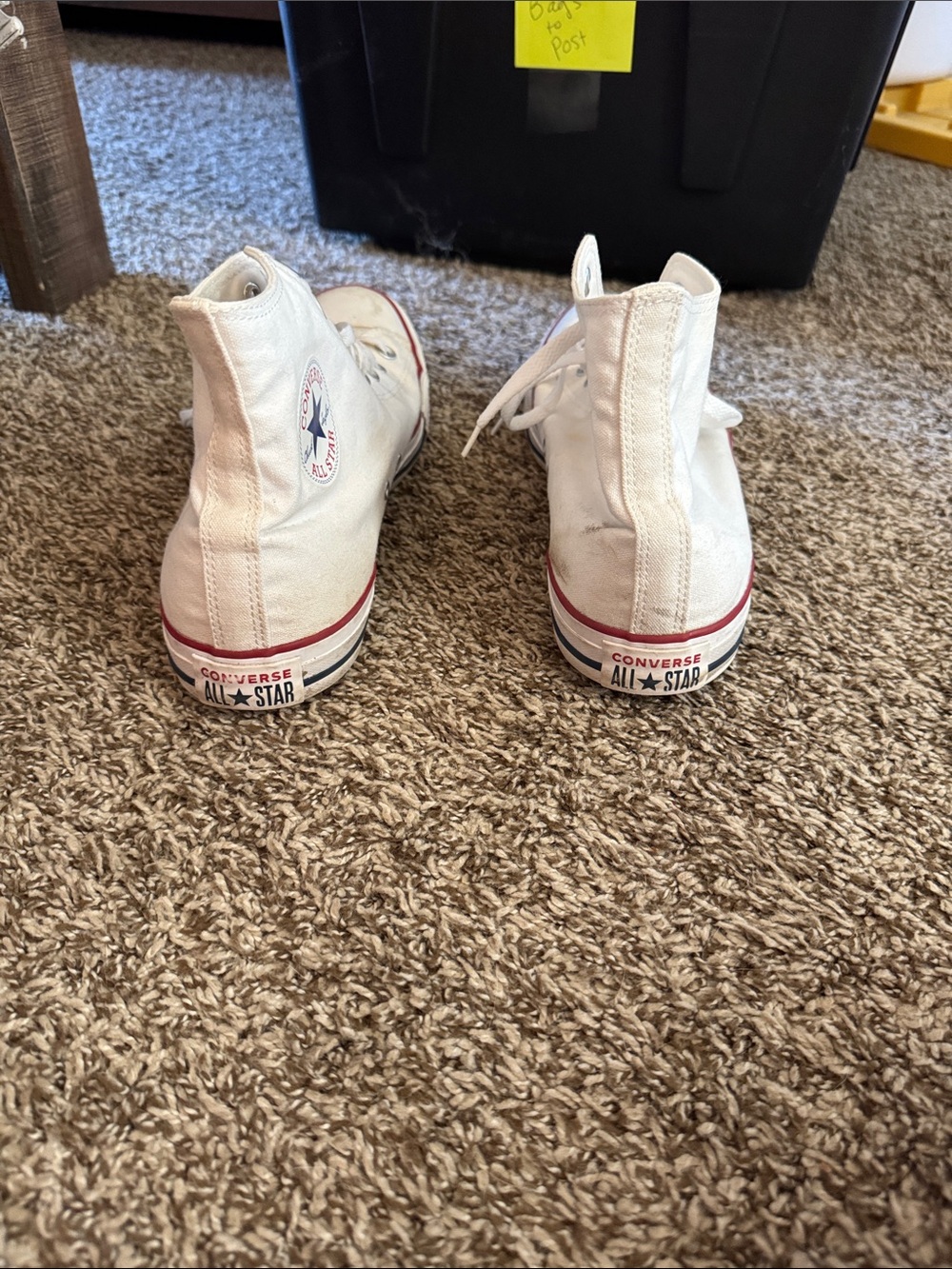 Men’s white high top converse - Picture 2 of 5